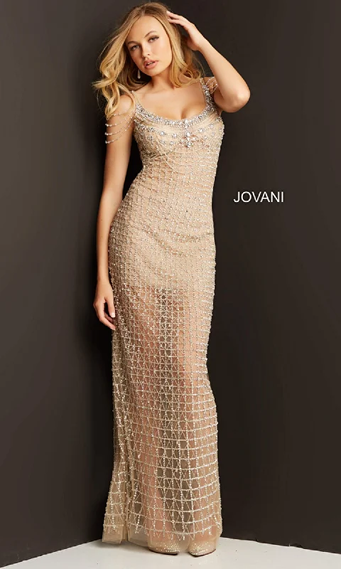 Striped DressLong Prom Dress by Jovani 05997