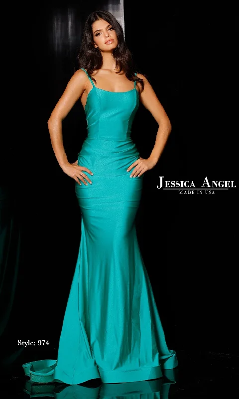 Evening DressOpen-Back Long Prom Dress: Jessica Angel 974