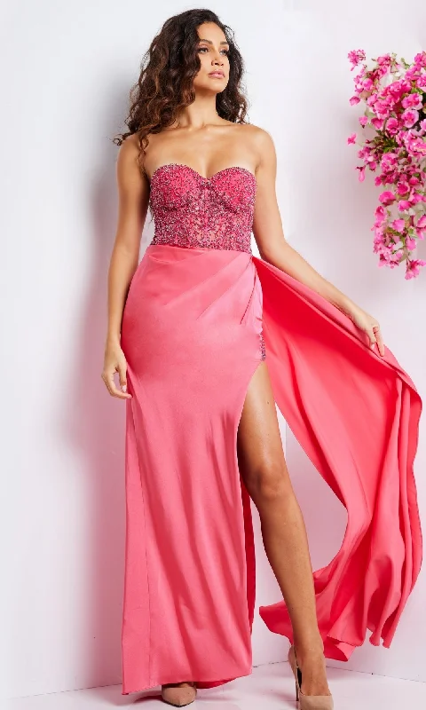Bohemian DressJovani Strapless Sweetheart Long Prom Dress 26165