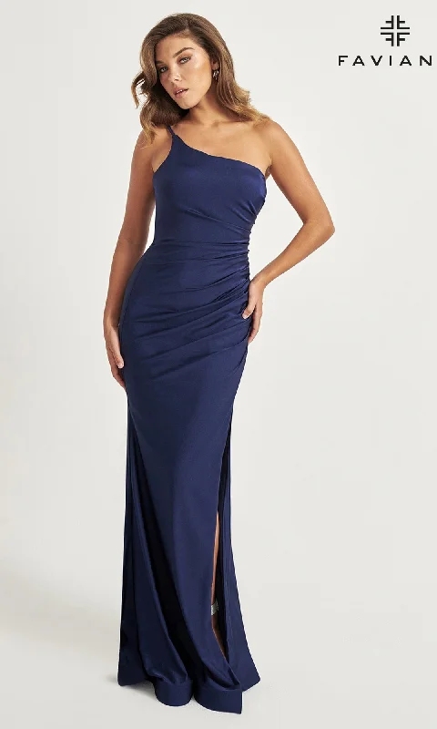 Designer DressFaviana One-Shoulder Long Prom Dress 11071