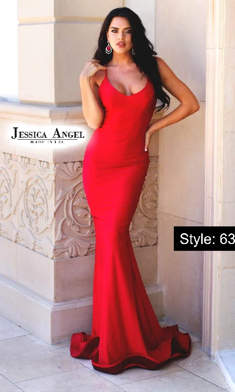 Sweetheart Neckline DressScoop-Neck Long Prom Dress: Jessica Angel 636