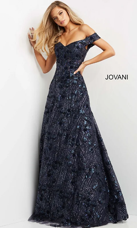 Leather DressLong Prom Dress 07162 by Jovani