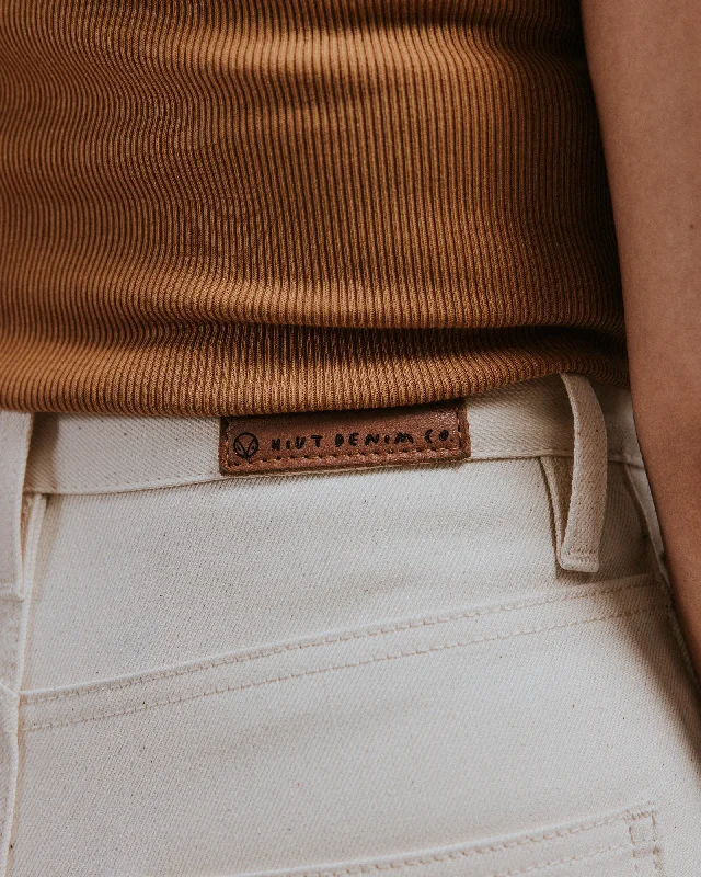 Men's Straight-Leg JeansThe Valerie - Wide Leg - Ecru Denim.