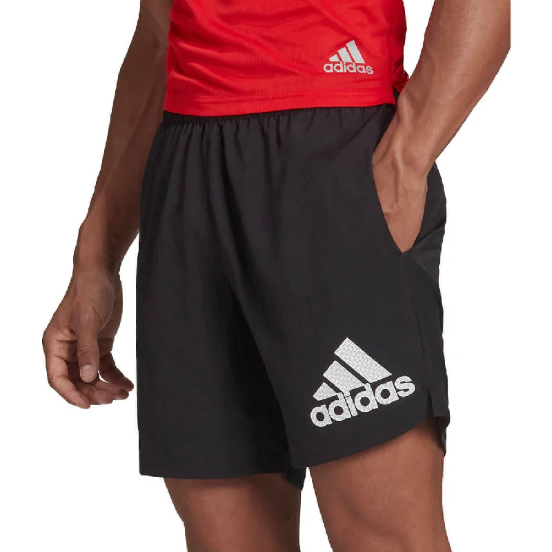 Men's Pants with Moisture-Wicking Propertiesadidas Run It 7 Inch Mens Running Shorts - Black