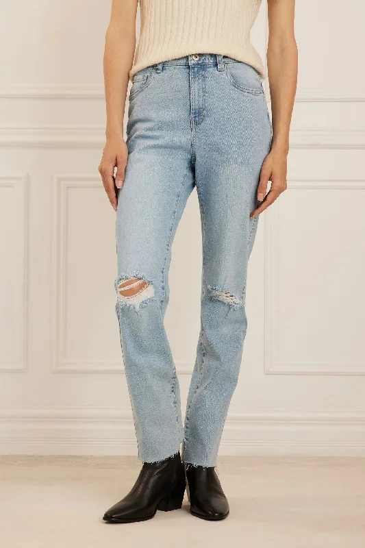 Men's Jeans with PocketsJeans taille haute ''Bootcut'' - Femme