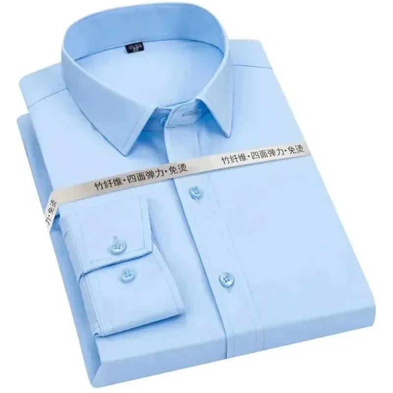 Men's Golf Shirts for On-Course StylePlain Formal Men's Dress Shirt