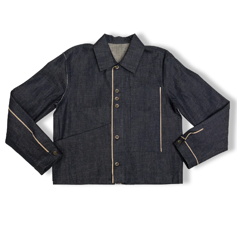 Men's Ripped JeansMoto Jacket