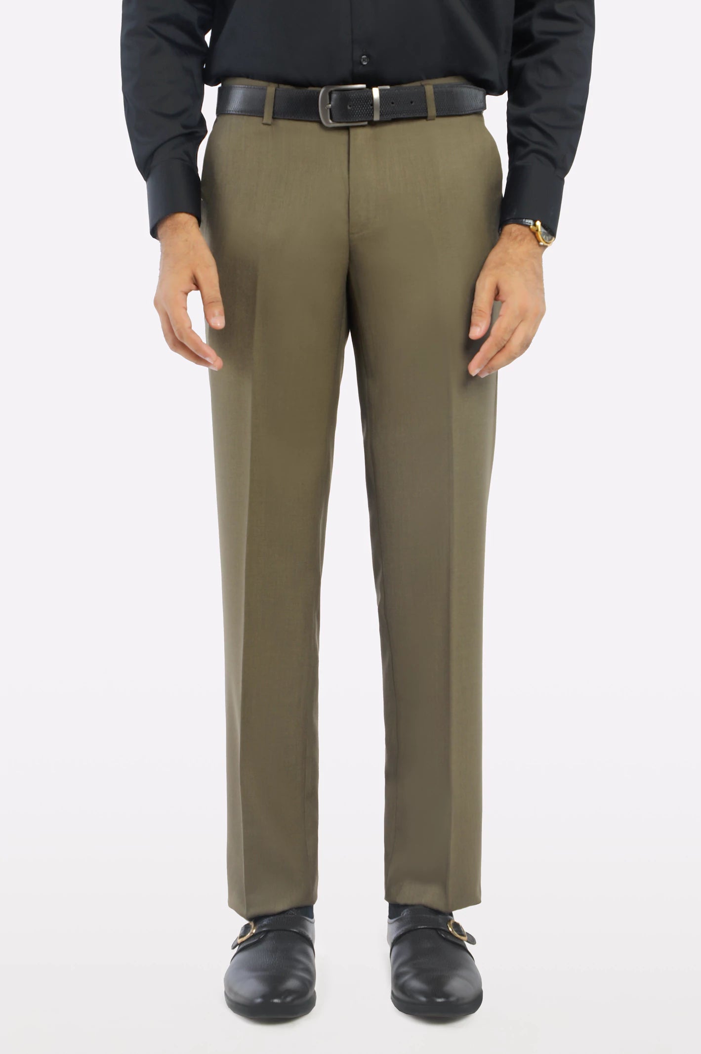 women's work dressesKhaki Smart Fit Formal Trouser