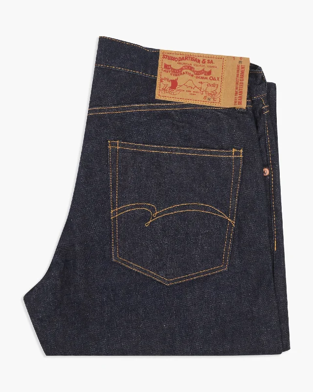 Wash and Wear Men's JeansStudio D'Artisan D1826 Ivy Relaxed Tapered Mens Selvedge Jeans - Indigo Onewash Wash and Wear Men's JeansStudio D'Artisan D1826 Ivy Relaxed Tapered Mens Selvedge Jeans - Indigo Onewash