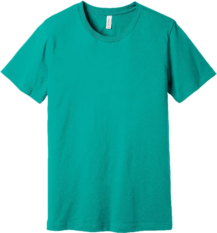 Men's Shirts for Outdoor ActivitiesBELLA+CANVAS Unisex Jersey Short Sleeve Tee - Teal Men's Shirts for Outdoor ActivitiesBELLA+CANVAS Unisex Jersey Short Sleeve Tee - Teal