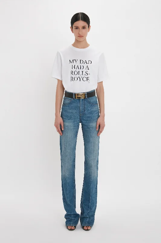 High-Waisted Bootcut Men's JeansJulia Jean In Broken Vintage Wash