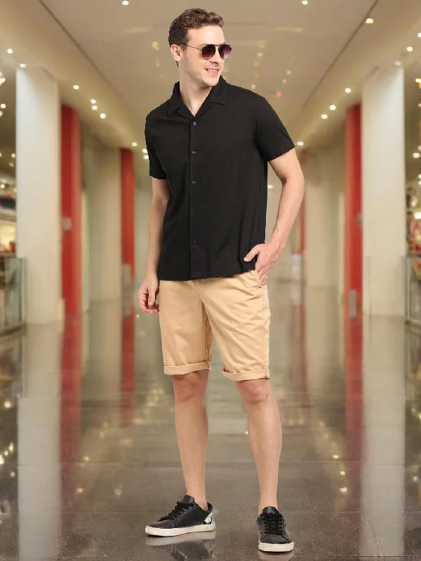Men's Unique and Designer Bottom Wear for a Statement LookMen Solid Cotton Shorts