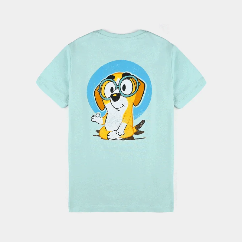 Men's Shirts with Velcro ClosuresGirls Cotton Jersey T-Shirt H/S Bluey