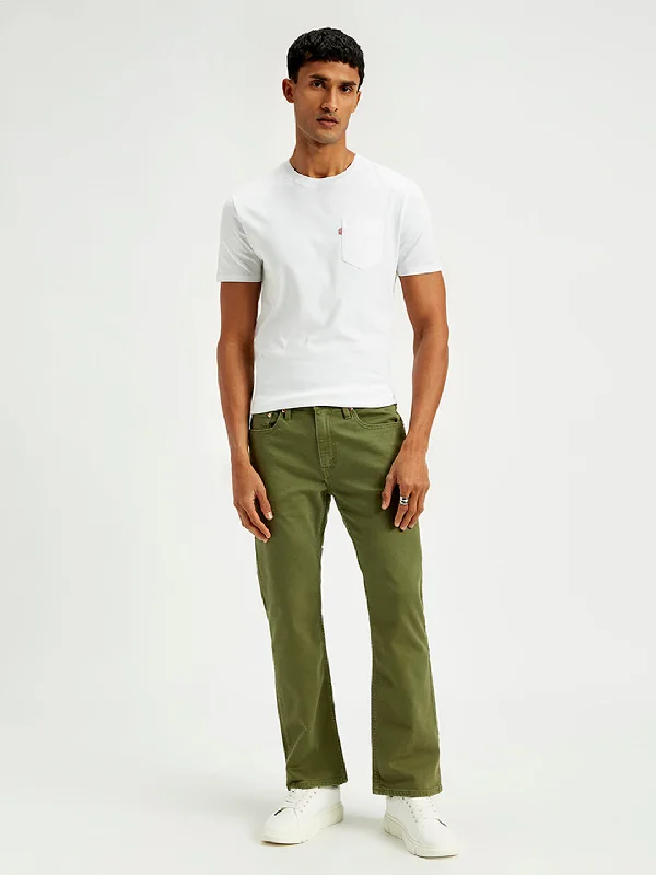 XXXL Men's JeansMen's 527 Slim Bootcut Fit Olive Jeans