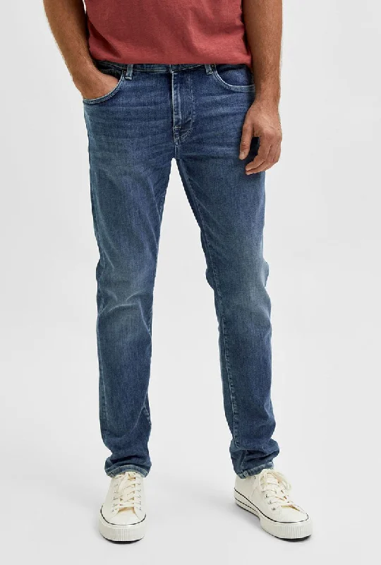 Men's High-Waisted Pants for a Retro StyleSELECTED HOMME LEON SLIM JEANS