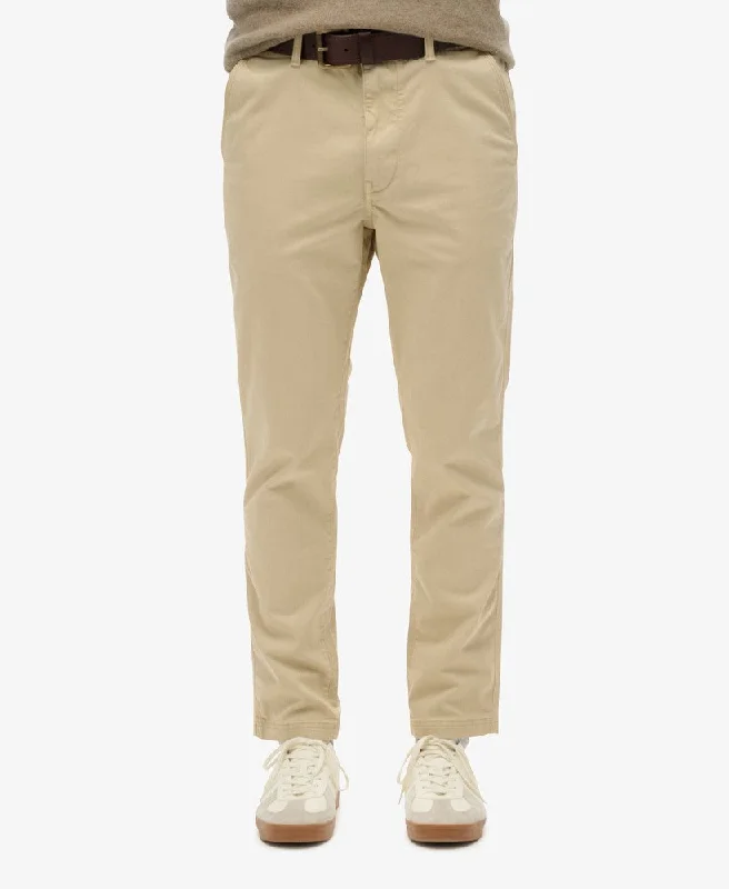 Men's Pants with Embroidered DesignsInternational Chino | Chateau Grey 32