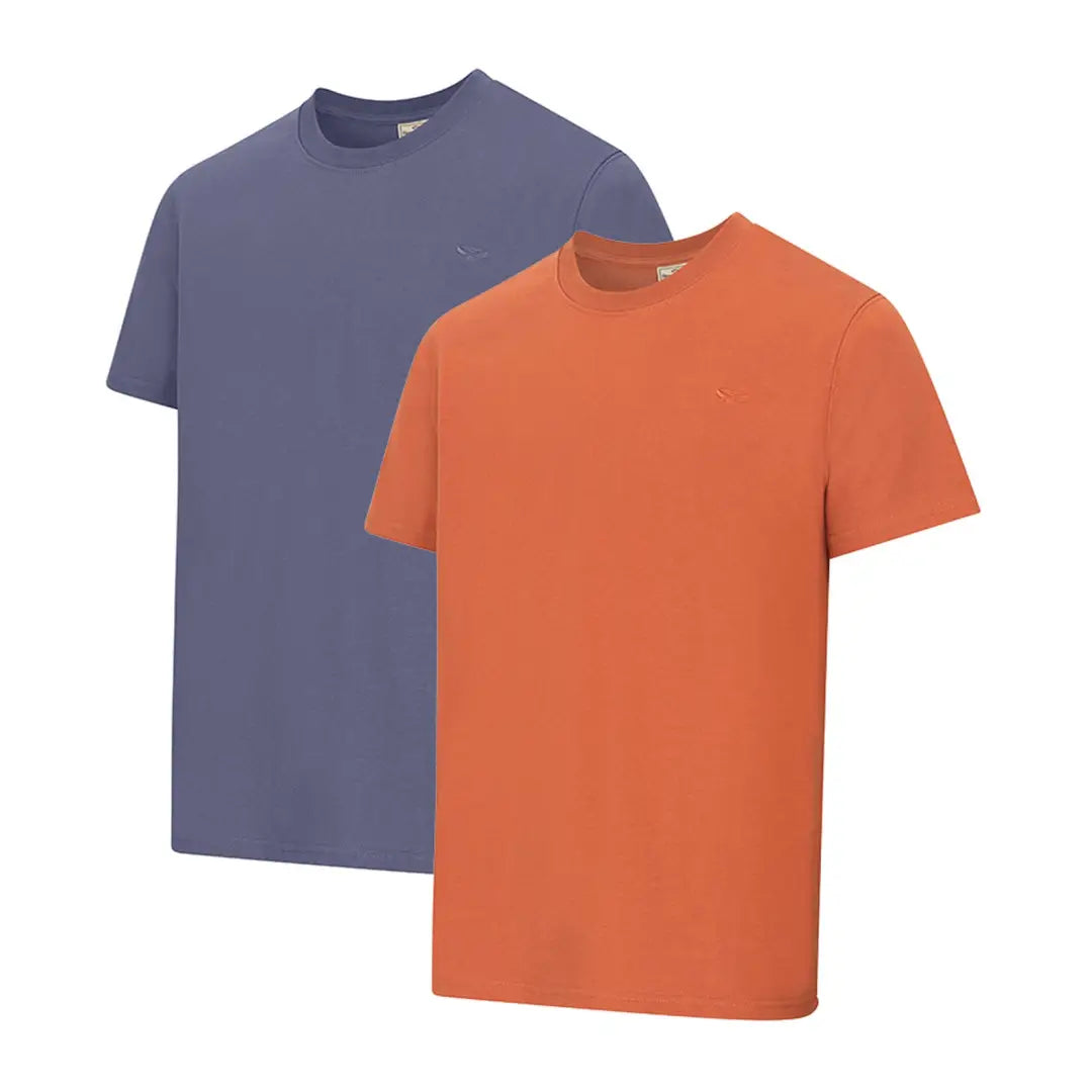 Men's Shirts with Embroidered DesignsHoggs Of Fife Sandwood T-Shirts 2 Pack