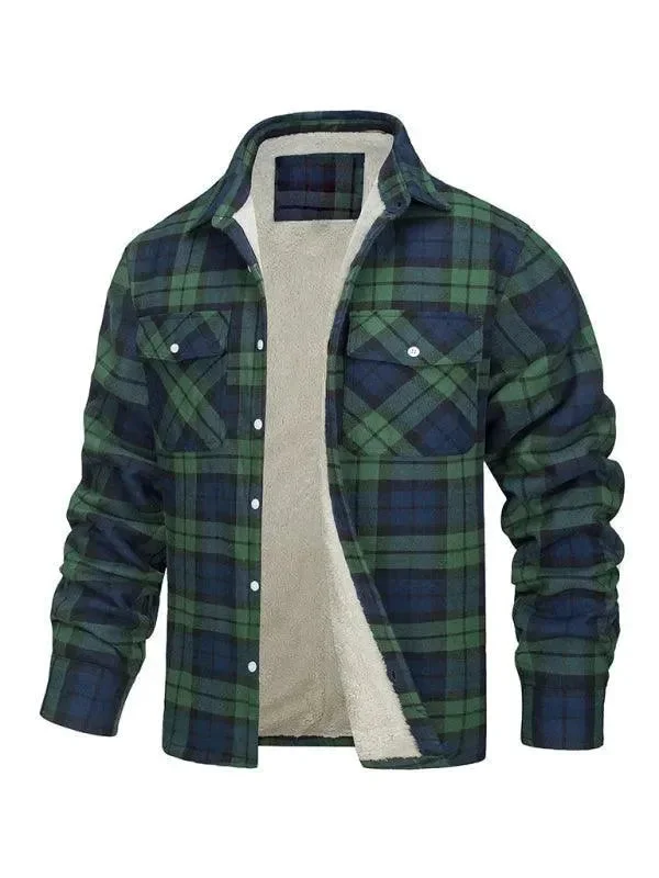 Men's Hawaiian Shirts for a Tropical VibeMen Plaid Winter Flannel Shirt
