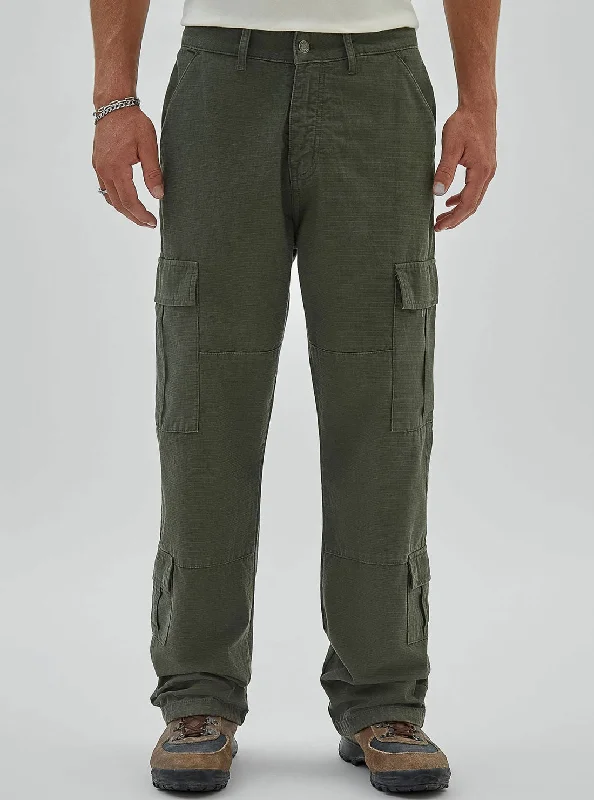 Men's Pants with Turn-Up CuffsGuess Originals Green Ripstop Cargo Pants