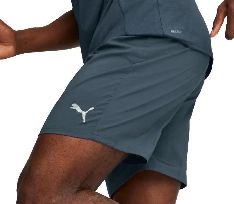Men's Pants with Shallow PocketsPuma Favourite 2 In 1 Mens Running Shorts - Blue
