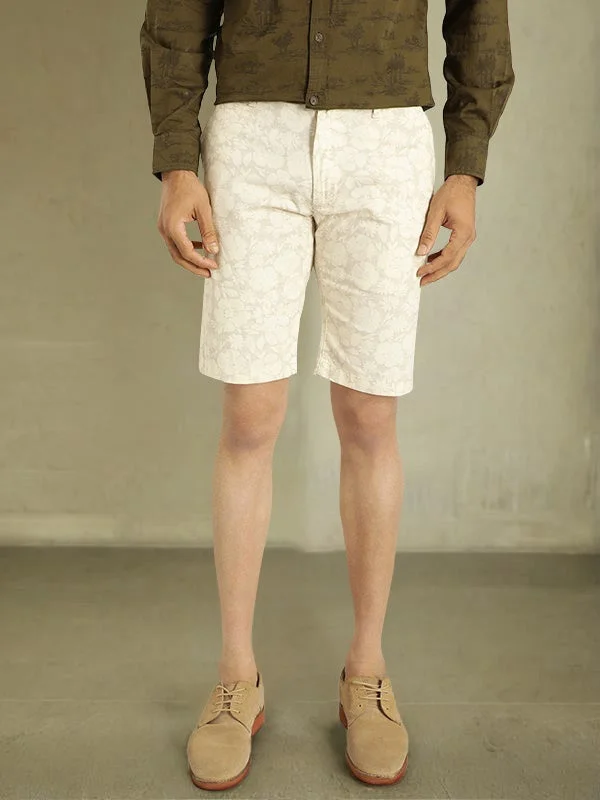 Durable Men's Work PantsMen Printed Cotton Shorts