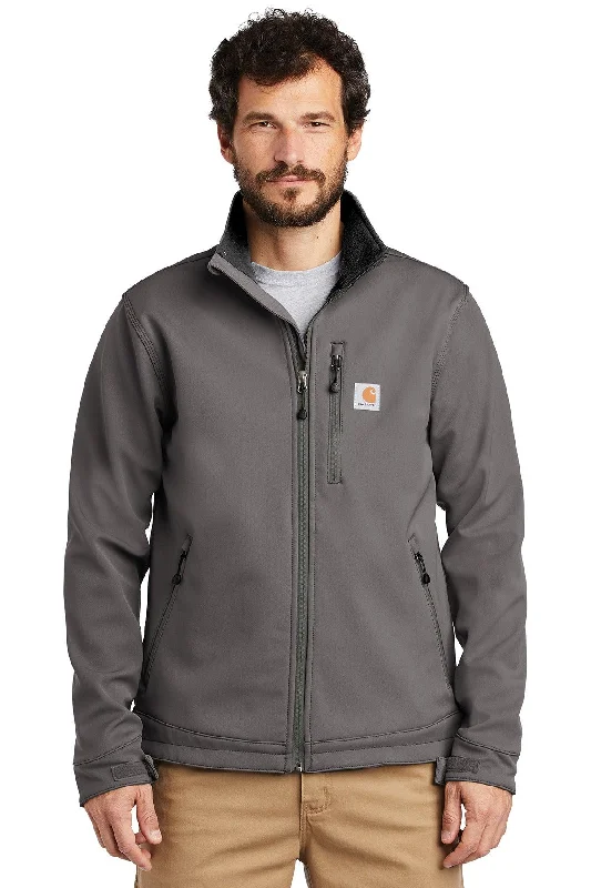 Men's Coats with Chest PocketsCrowley Soft Shell Jacket - Charcoal