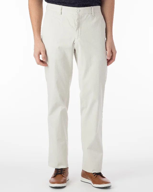 Men's Pants with SuspendersBallin Pants - Atwater True Khaki Pima Twill - Stone