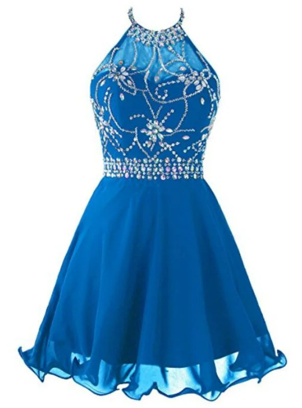 Ruffle DressHomecoming Dresses Satin Party Dress Short Graduation Dress