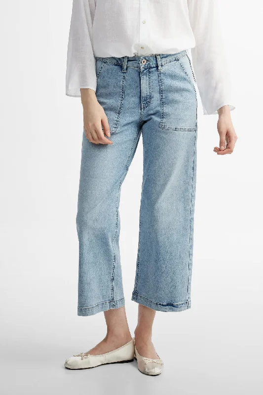 Authentic Men's Denim JeansJeans jambe large Lyocell - Femme