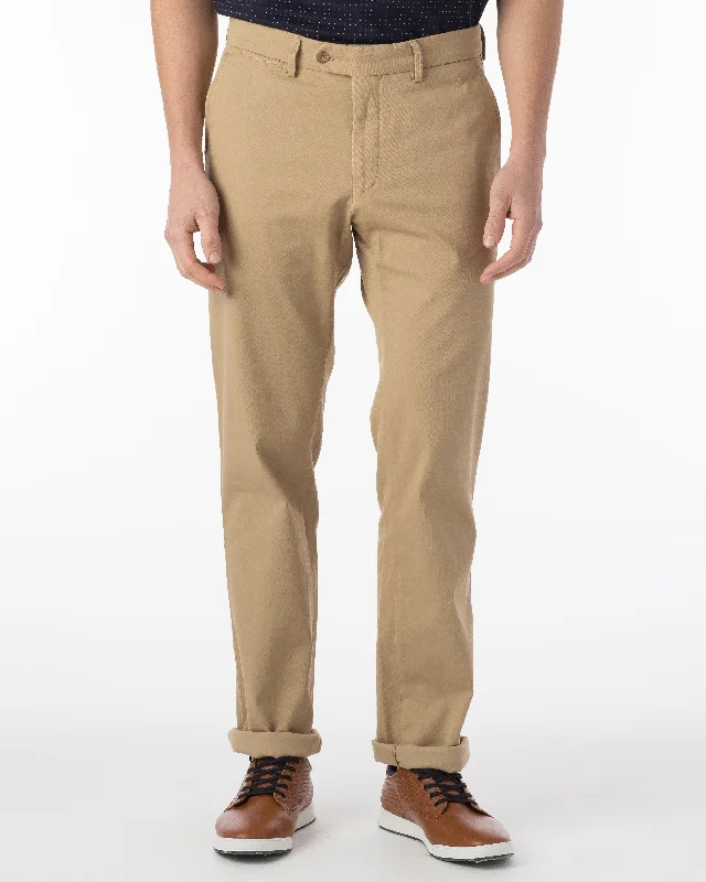 Men's Pants with Moisture-Wicking PropertiesBallin Pants - Atwater Pima Twill - Khaki