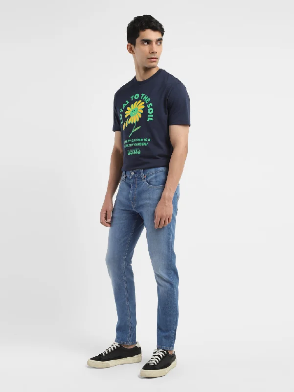 Jeans for Men with Skinny LegsMen's 512 Dark Blue Slim Tapered Fit Jeans