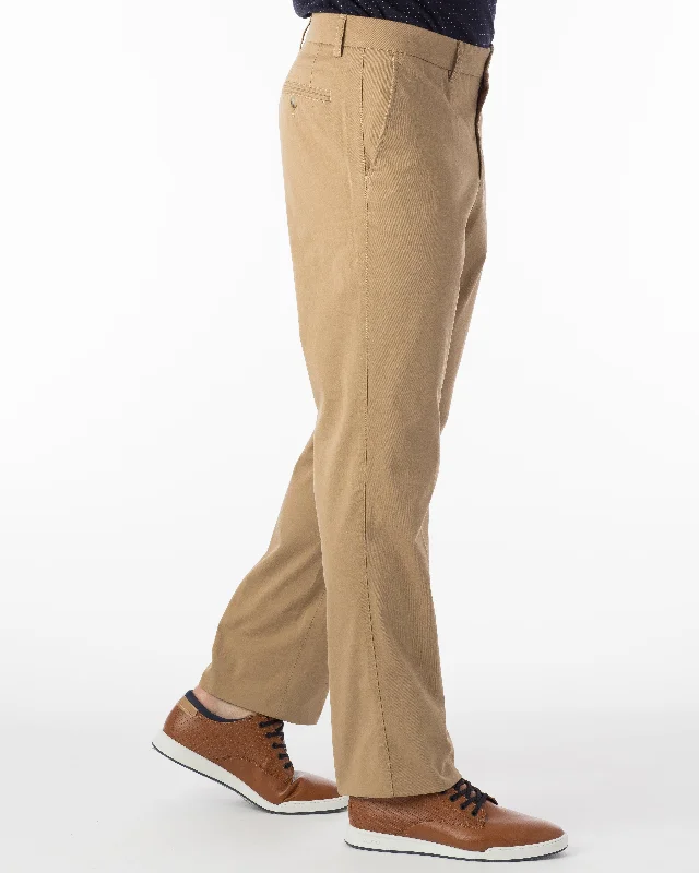 Men's Patterned Pants with ChecksBallin Pants - Atwater True Khaki Pima Twill - British Tan Men's Patterned Pants with ChecksBallin Pants - Atwater True Khaki Pima Twill - British Tan