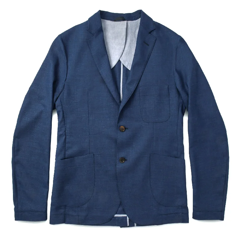 Durable Men's Car CoatsThe Telegraph Jacket in Cobalt