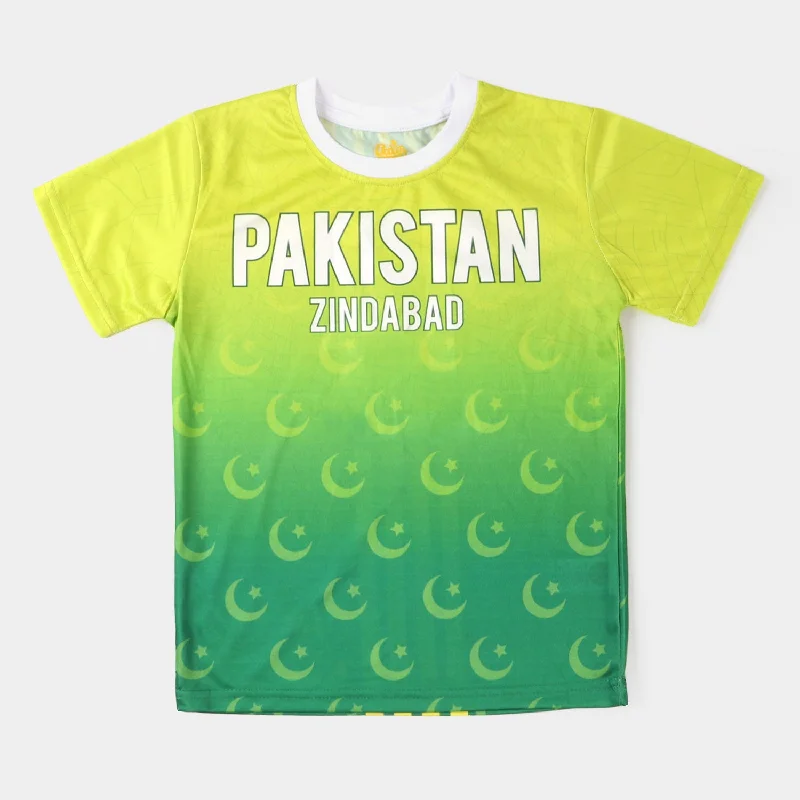 Men's Shirts with Logo EmbossmentsT-Shirt H/S Unisex 14 August Kit -Fern Green