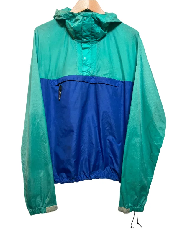 Luxurious Men's Cashmere CoatsPatagonia Green Blue Lightweight Coat (Size S)
