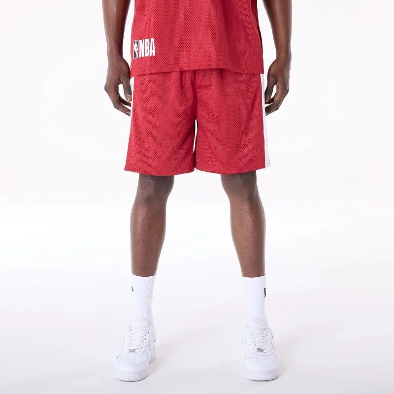 Men's Pants with Moisture-Wicking PropertiesMiami Heat NBA Graphic Dark Red Mesh Shorts Men's Pants with Moisture-Wicking PropertiesMiami Heat NBA Graphic Dark Red Mesh Shorts
