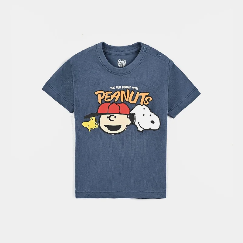 Men's Shirts with CollarsInfant Boys Cotton Jersey T-Shirt Peanuts
