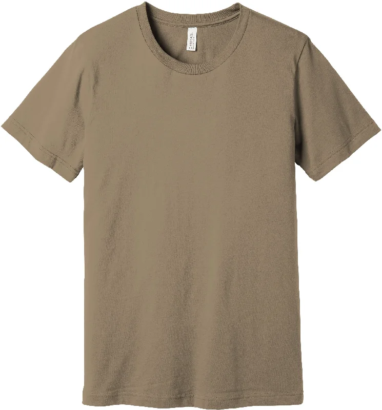 Men's Shirts for Beach OutingsBELLA+CANVAS Unisex Jersey Short Sleeve Tee - Tan