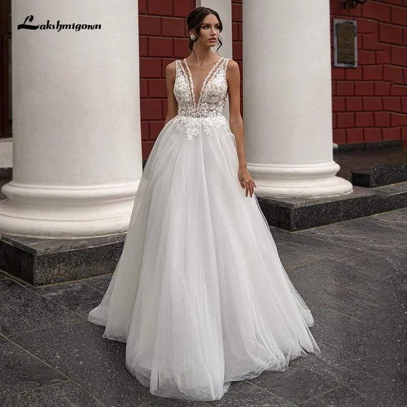 women's luxury dressesRoycebridal Lace Appliqued Wedding Dresses Beach