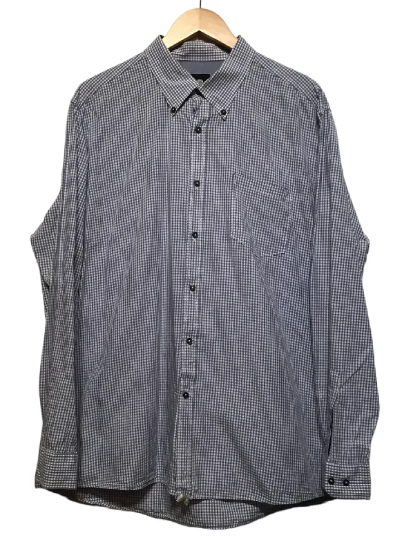 Lightweight Men's Poplin ShirtsBlue Chequered Shirt (Size XL)