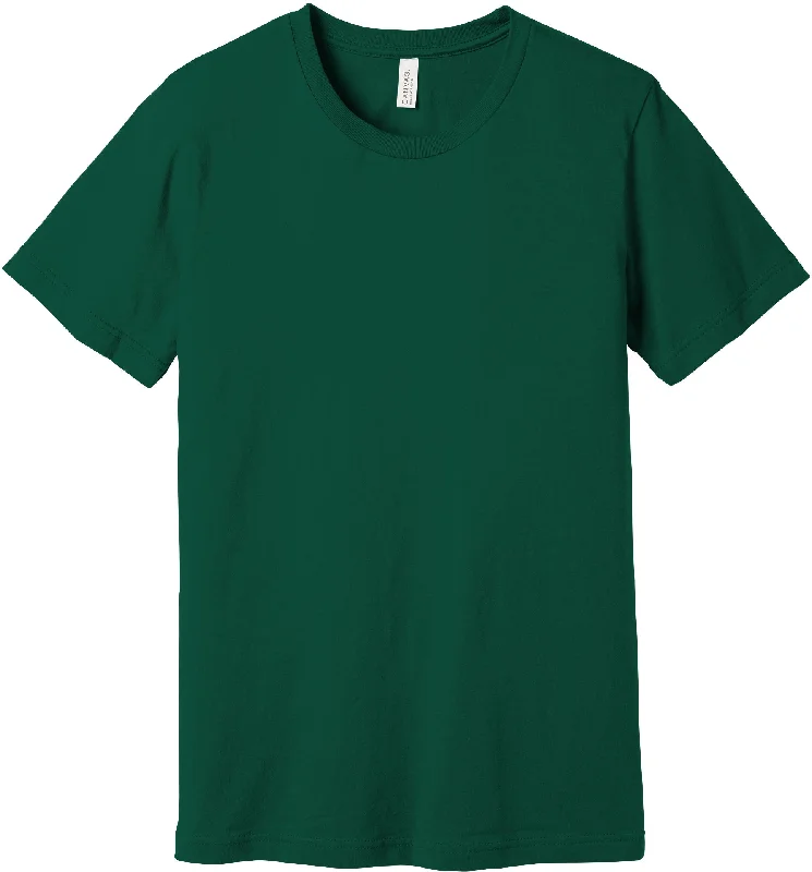 Men's Shirts with High NecksBELLA+CANVAS Unisex Jersey Short Sleeve Tee - Forest