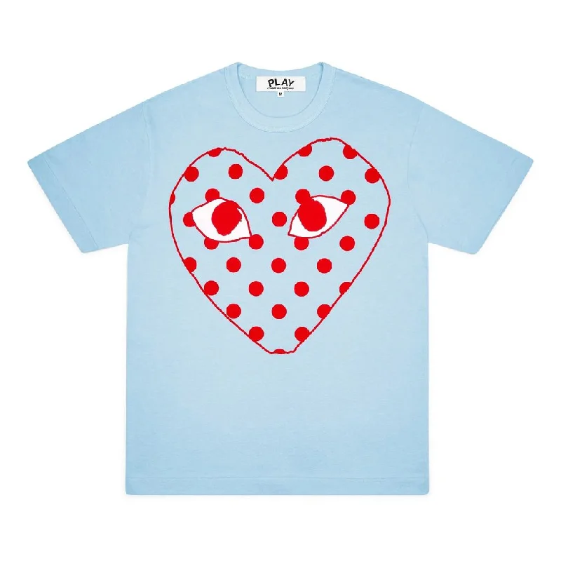 Solid-Colored Men's ShirtsBlue Heart T-Shirt