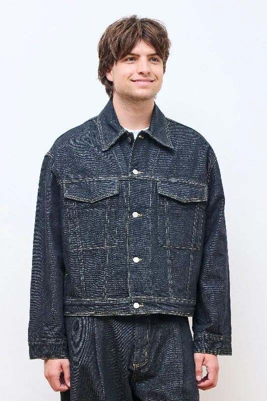 Men's Coats for SnowshoeingStein Italian Denim Jacket Black