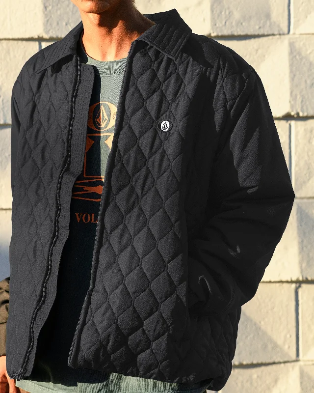 High-Waisted Men's JeansSkate Vitals Remy Stratton Quilted Jacket - Black