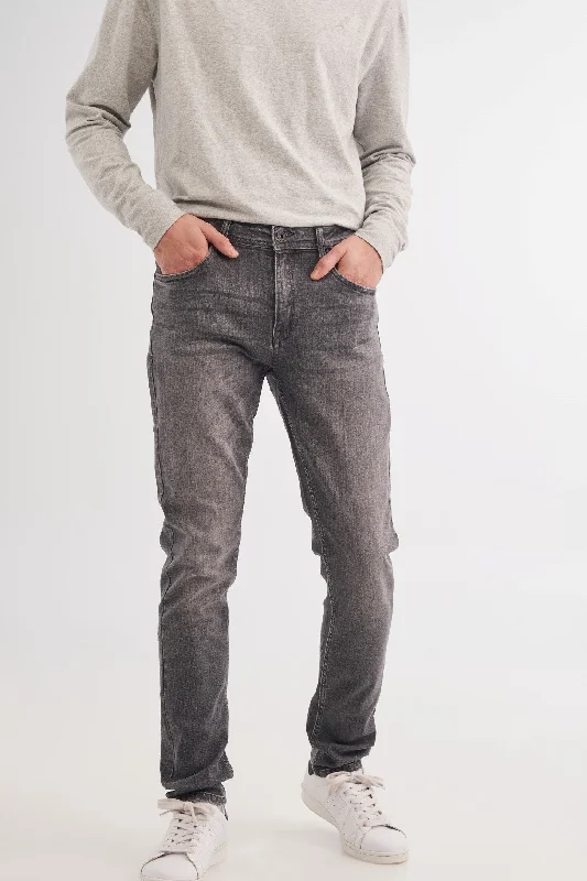 Vintage Men's JeansJeans gris foncé coupe ajustée, 32'' - Homme