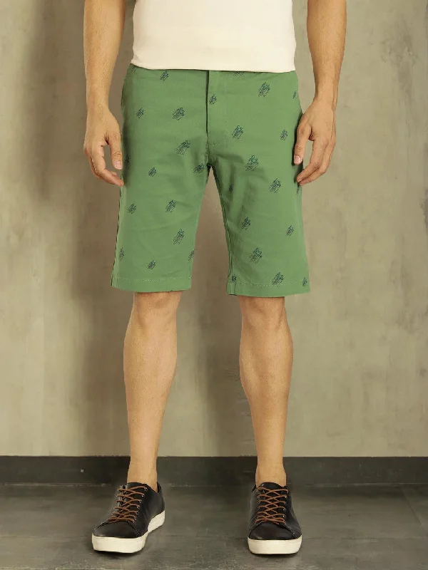 Men's Patterned Pants with Animal PrintsMen Printed Cotton Shorts