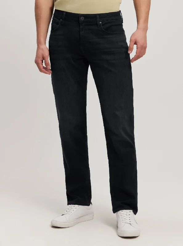 Men's Twill Pants for a Dressy LookEco Black Mid-Rise Angels Chino Pant