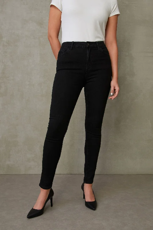 New Arrival Men's JeansJeans taille haute, coupe ajustée - Femme