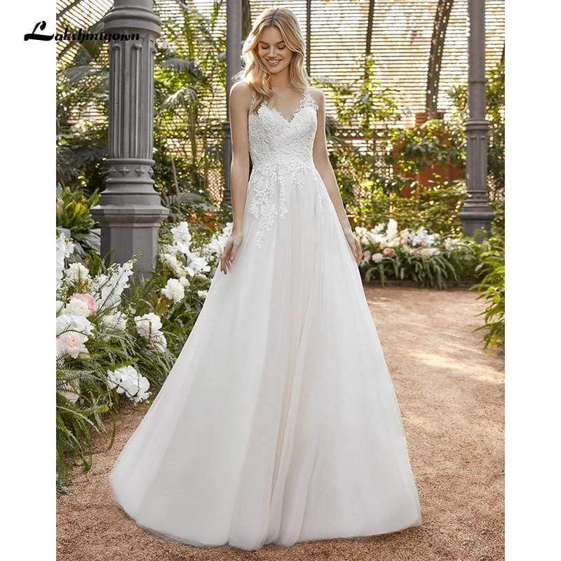 women's fair-trade dressesRoycebridal Elegant V-Neck Lace Top Backless Wedding Dress women's fair-trade dressesRoycebridal Elegant V-Neck Lace Top Backless Wedding Dress