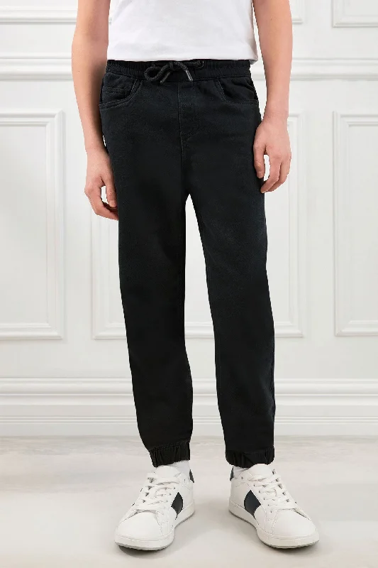 Flexible Stretch Men's JeansJogger en twill - Ado garçon